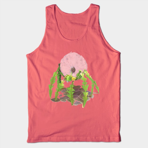 Dandelion Mage Spider - Magus Taraxacum Officinale Tank Top by FishWithATopHat